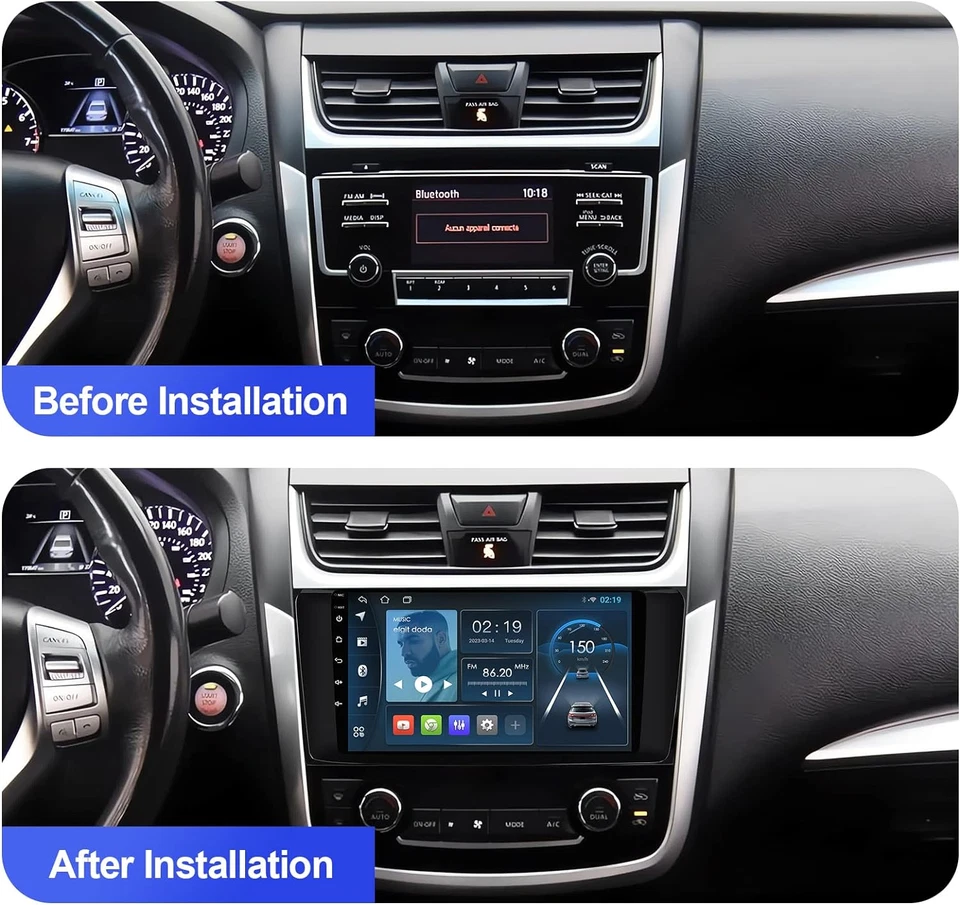 For 2015 2016 2017 Nissan Altima Radio GPS Stereo Apple CarPlay & Android Auto - Image 4 of 4