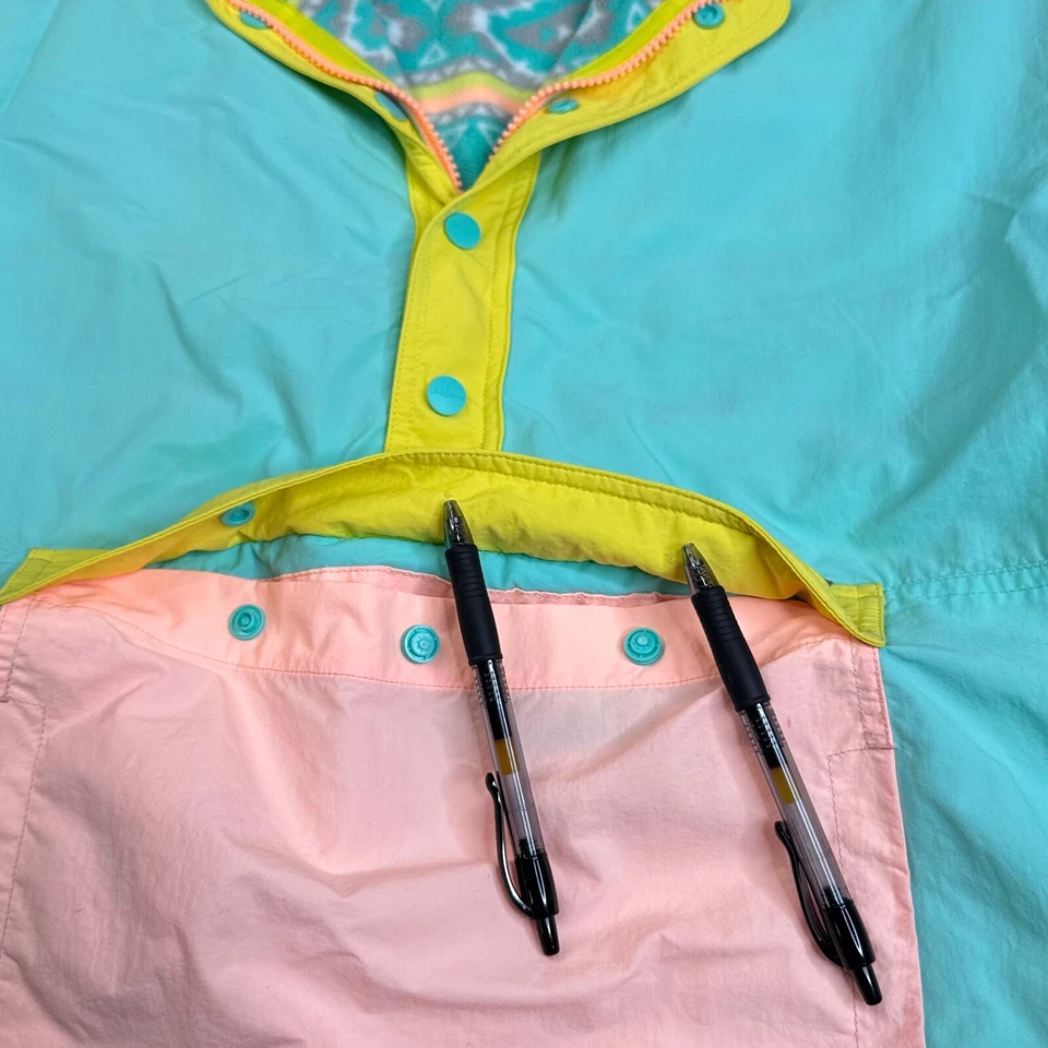 Chubbies The Weekend Reversible Polar Pullover Chaqueta Verde Azteca Para Hombres XS Foto 4 de 4