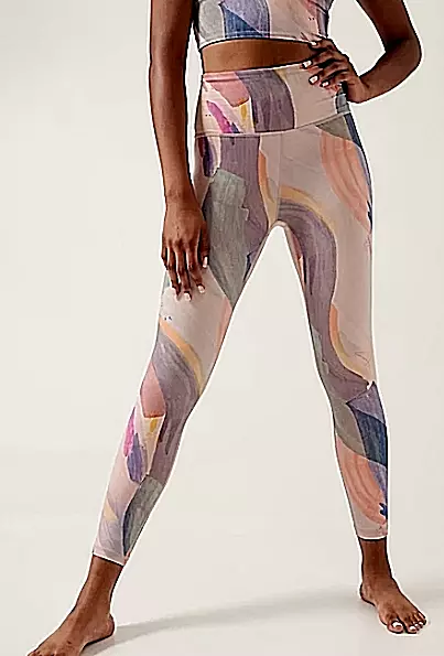 Athleta Women's Elation 7/8 Tight NWT size Small color Vibrance