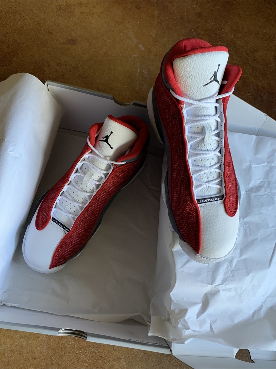 NikeAir Jordan 13 Retro Gym Red Black Flint Grey White Men's Size