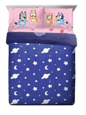 Bluey "In the Dream" Kids Reversible Queen Bed Set-W141030208483, W140629516413