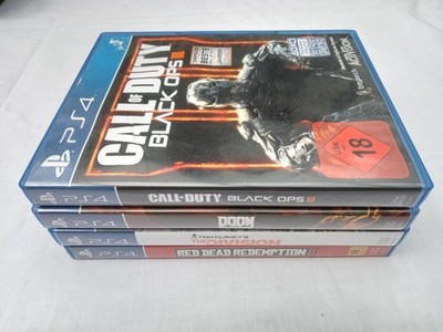 Ps4 USK 18 Spiele CoD Black Ops, Red Dead 2, Doom Eternal,Division Playstation 4
