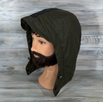 BARBOUR International Wax Hood For Waxed Cotton Jacket Green British Style
