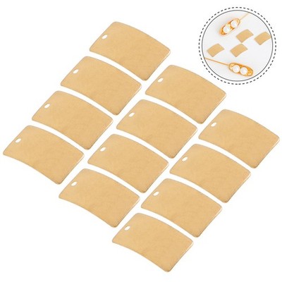  25 pcs Messingblätter Metallblätter DIY Schmuck Messingplatten Crafting Messing