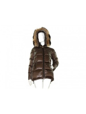 Geospirit Down Jacket Women Mod. Ground LQ Fur Brown GED0685
