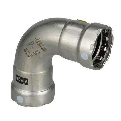 Viega MegaPress 316 FKM 90 Degree Elbow, 1/2-inch