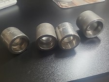 LOT OF 4 Weld-On Coupling Sockets A/SA182 F304 SA105N 3/4" and 1" Fittings