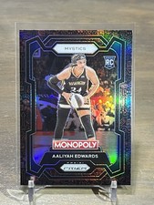 2024 Panini WNBA Monopoly Prizm Aaliyah Edwards RC Red Classic Icon Prizm Rookie