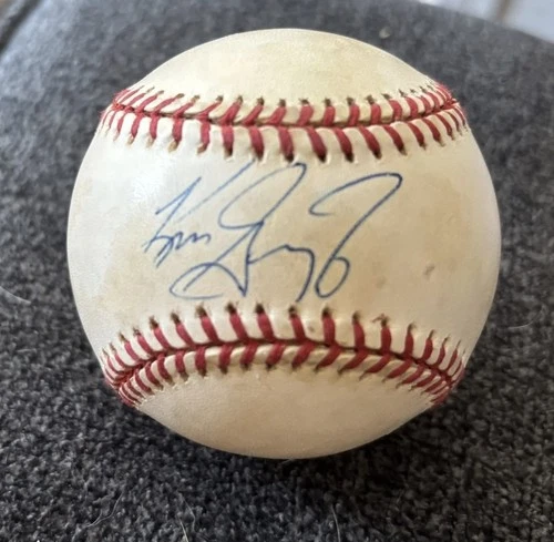 Ken Griffey Jr. Autographed American League Baseball In Case NO COA