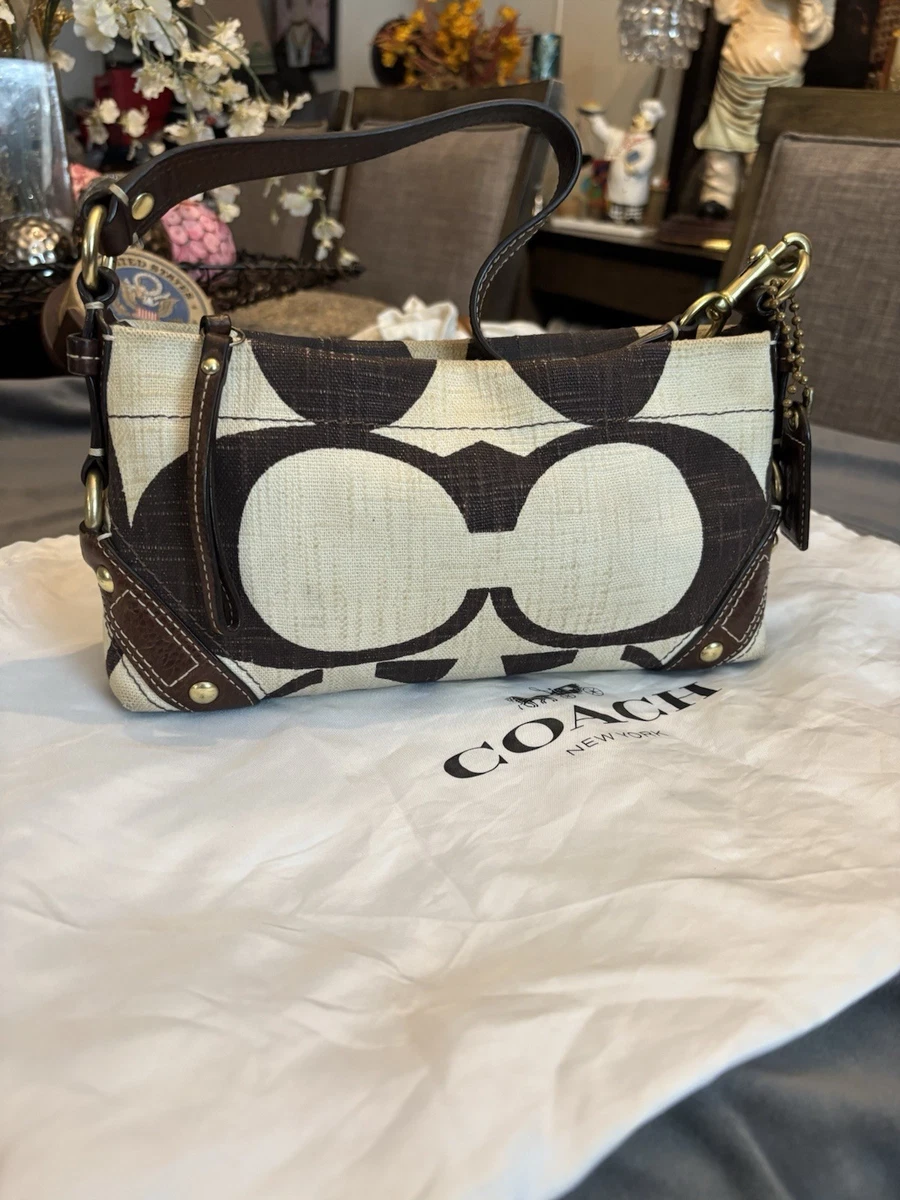 Coach Carly Canvas Exterior Shoulder Bag Bags & Handbags for Women
