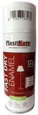 PLASTIKOTE FAST DRY ENAMEL GLOSS FINISH ACRYLIC SPRAY PAINT 400ML INDOOR OUTDOOR