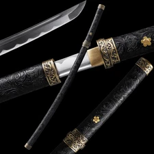 Handmade Katana Battle Ready 1095 Carbon Steel Blade Samurai Sword Full Tang
