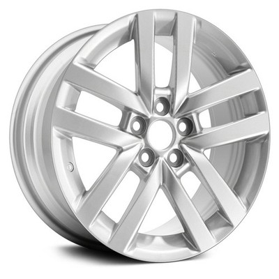 For Toyota Highlander 14-16 Alloy Factory Wheel Double 5-Spoke Silver 18x7.5