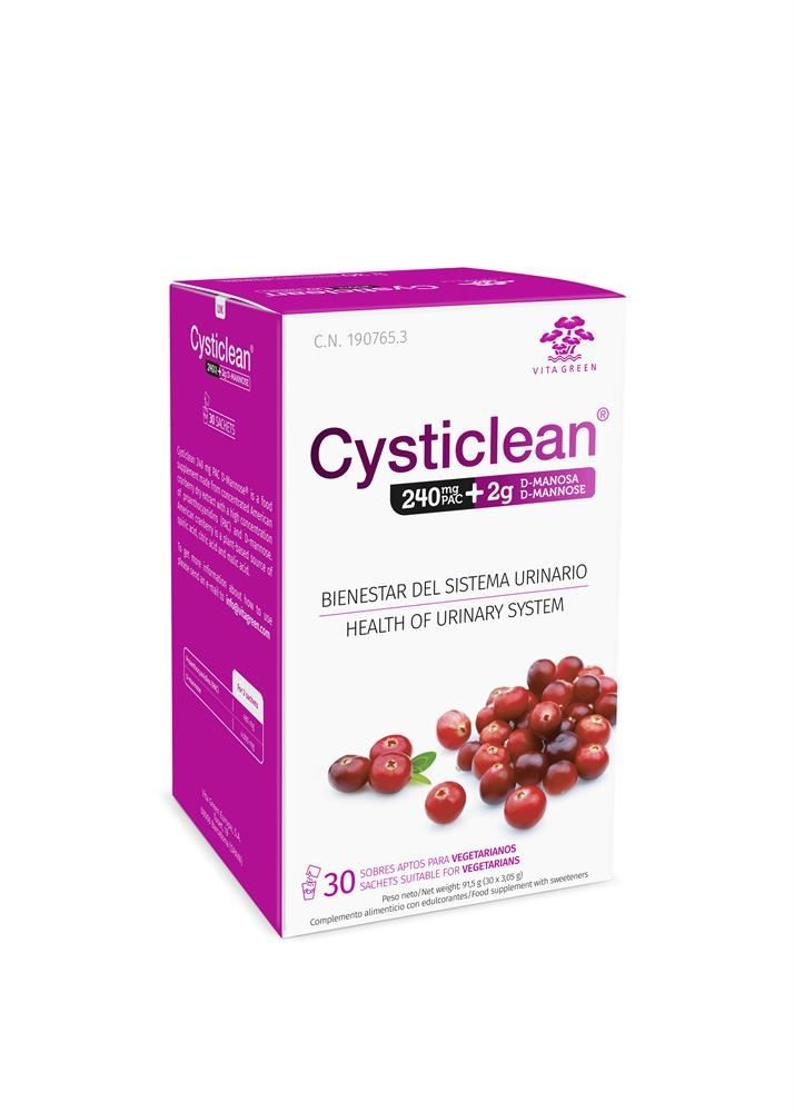 Cysticlean 240mg PAC + D-Mannose 30's - Image 2