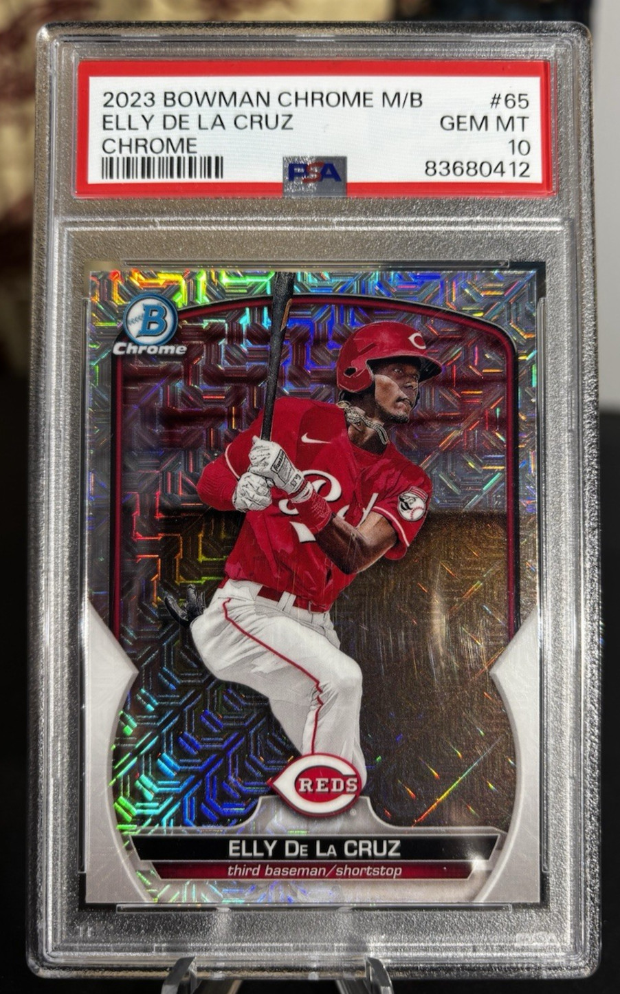2023 Bowman Chrome Elly Mega Box Elly De La Cruz #65 Chrome PSA 10