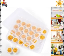 Hansgo Deviled Egg Containers With Lid, Deviled Egg Tray Holder Carrie