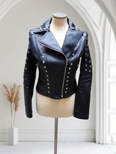 Giubbino Chiodo In Vera Pelle G VINCI da Donna