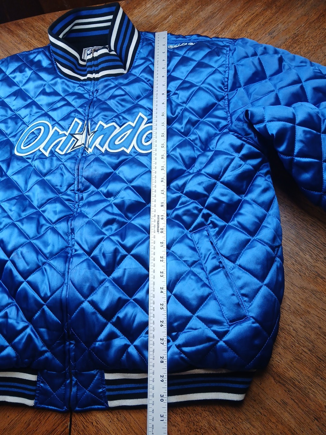 Mitchell & Ness Throwback Satin Jacket Magic 3XL … - image 15