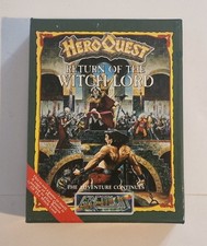 HeroQuest Return Of The Witch Lord Commodore 64, C64 Game, With poster.
