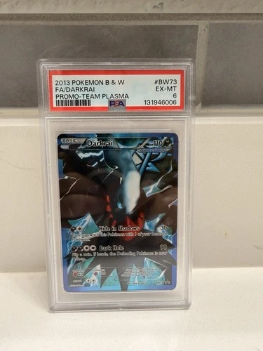 Pokémon TCG Darkrai Team Plasma Black Star Promo 2013 Full Art Card BW73 PSA 6 !