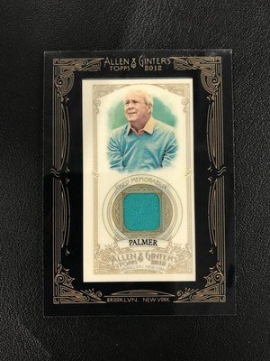 2012 Topps Allen & Ginter #AGR-AP Arnold Palmer Relics Golf