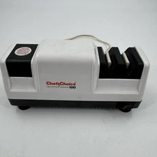 Chef's Choice Diamond Hone Electric Knife Sharpener Model 100 Tested Works USA