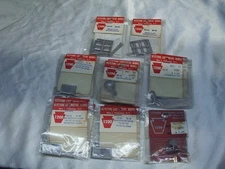 HO Keystone Locomotive Works 17 packs detail parts - all new - see desc