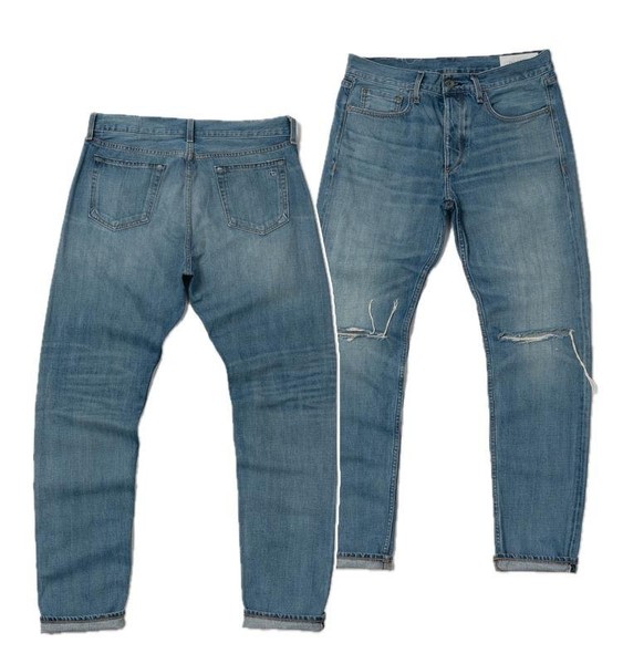 Men Rag & bone Jeans Blue Cotton 33 / L / 48