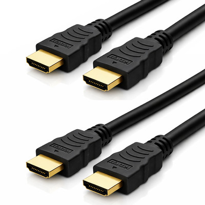 2x 1m HDMI Kabel 4K UHD HDR 18 Gbps ARC eARC Dolby Atmos   PS5 Xbox TV Beamer