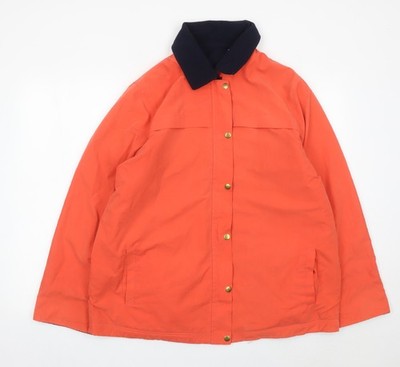 Marks and Spencer Damen Jacke Rot UK 18 Mittellang Kragen