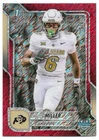 2025 Bowman Chrome University Football Red Shimmer Refractor Drelon Miller #103