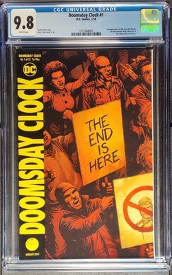Doomsday Clock 1 CGC 9.8 White Pages 1st New Rorschach Gary Frank DC Comic 2018