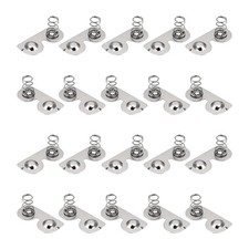 Fielect 20Pcs AA Battery Spring Plate Positive 1.04"x0.47", 0.56 per gallon