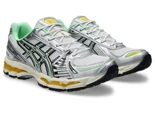 ASICS Gel-Kayano 12.1 Silver Green Orange Men's Sports Sneaker 1203A827-100