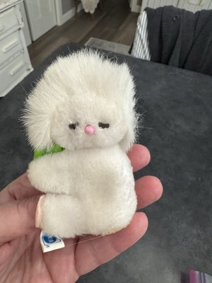 Vintage Dakin Nature Babies FROU FROU Doll White Hair Pencil Hugger Clip On