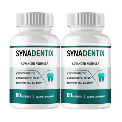 2-Pack SynaDentix Capsules, Syna Dentix Premium Dental Health Support - 120 Caps