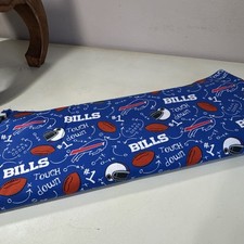 NFL Buffalo Bills Football Team Logo Fabric Blue White Red 2 yds 33 in.