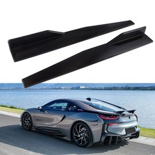 74.5cm Universal Black Car Rear Side Skirt Canard Diffuser