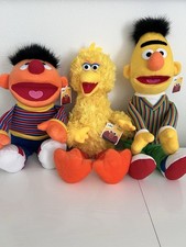 Exclusive set. Rare Sesame Street Plush Bert, Ernie, Big Bird Lot.