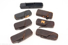 Minox Subminiature Film Camera Leather Case Lot of 7 Assorted LOOK V28