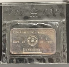 Vintage Royal Canadian Mint RCM Sealed 1 oz Silver Bar 999 Serial Number B000524