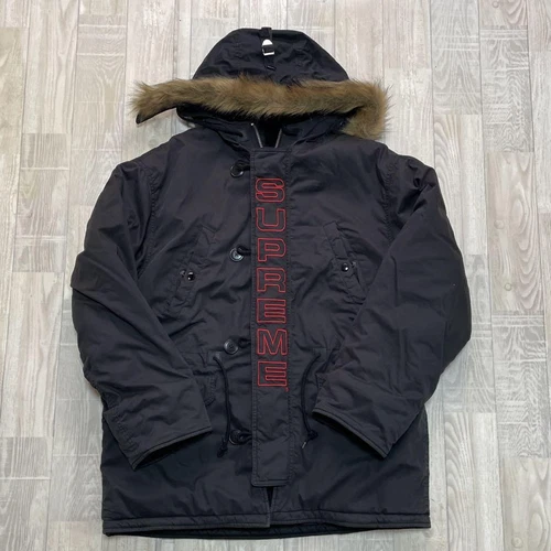 Manteau mod parka Y2K Supreme N 3B N 2B rare