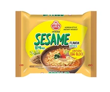 Spicy Sesame Flavor Ramen, SPICY KOREAN STYLE INSTANT NOODLE, Contains Egg Block