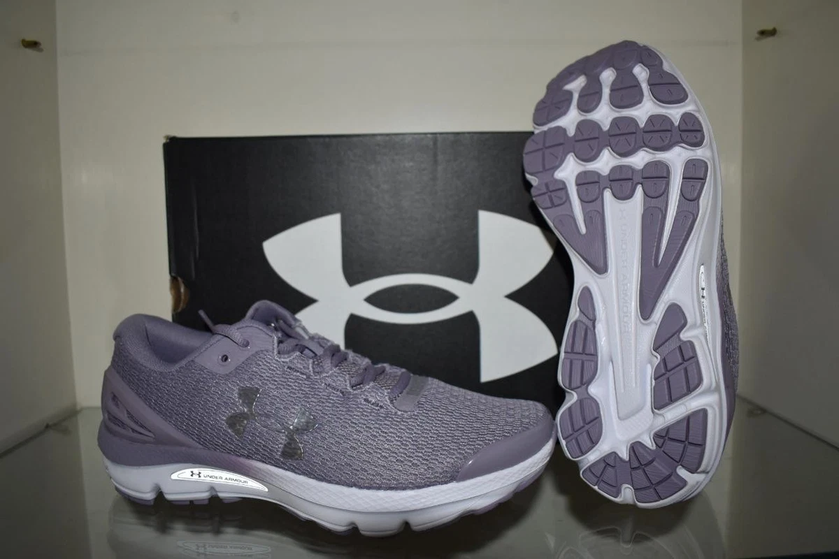 Under Armour HOVR Rise Shoes Womens 10 Mens 8.5-9 Gray Purple 3022208-103 Amazon.com | Under Armour Women main image 2