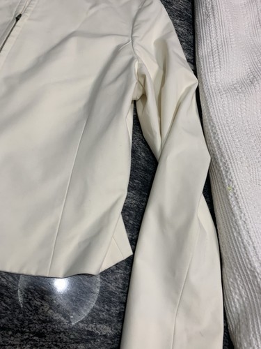 White Jacket Giant Taylor Swift Sequin Patch Zip Front Women’s Size 12 Music - Picture 6 of 21