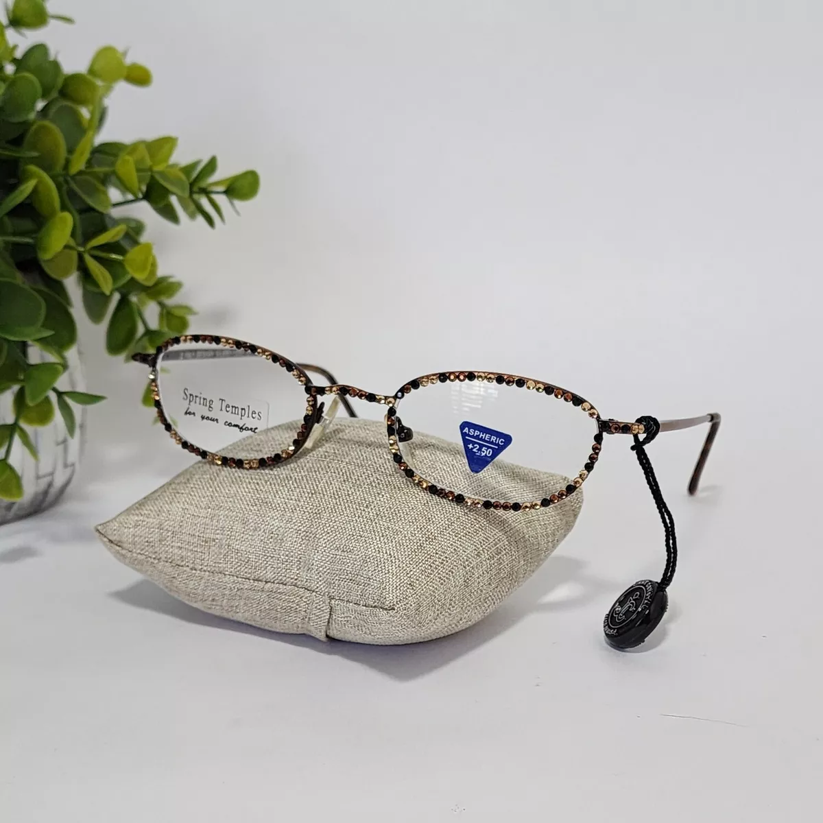 Jimmy crystal reading glasses sales