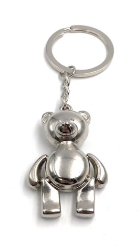 Porte-clés ours en peluche mobile ours en peluche doudou métal pendentif charme - Photo 1/1