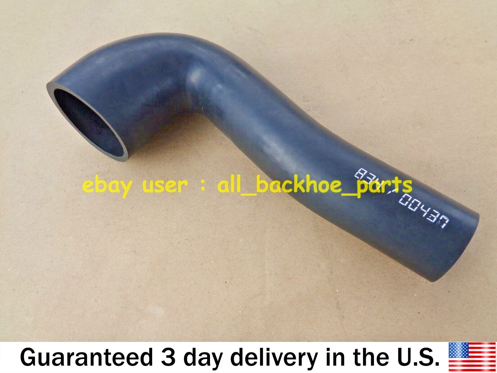 JCB BACKHOE - RADIATOR HOSE BOTTOM (PART NO. 834/00437)