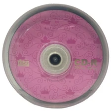 24 Pack CD-R 80 Min 700MB Disney Parks Authentic Princess TIARA