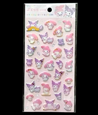 DAISO Special Stickers Japan Kitty Sanrio Kuromi My Merody